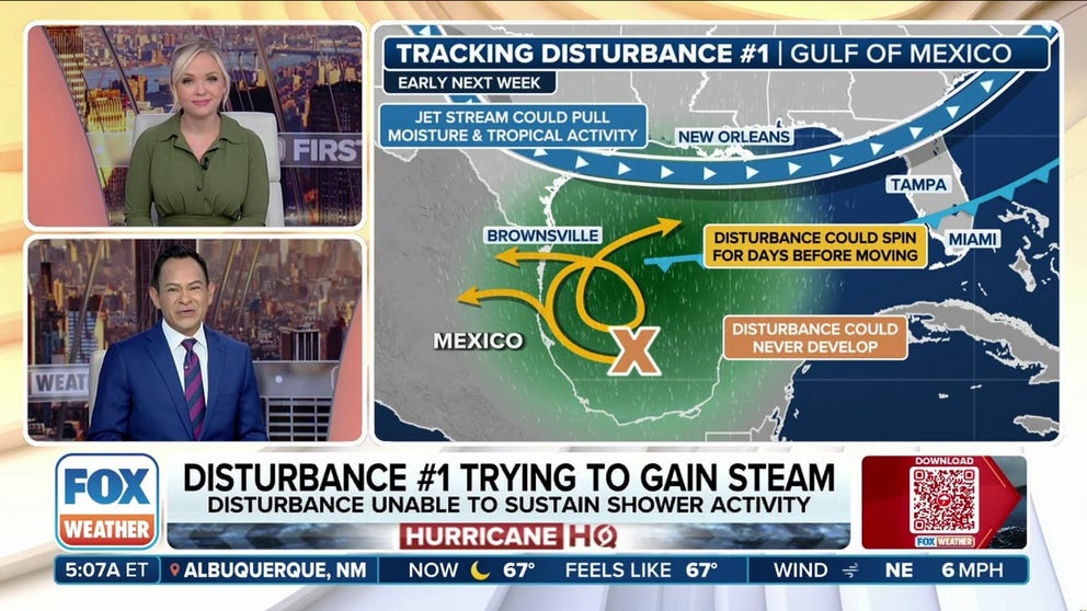 The National Hurricane Center is keeping its eyes on three tropical disturbances spinning in the Atlantic basin as we inch closer to the peak of the 2024 Atlantic hurricane season.