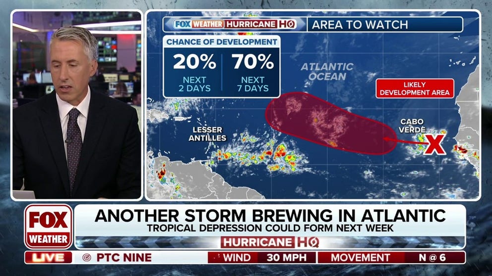 Forecasters tracking 2 areas of concern for tropical development in ...