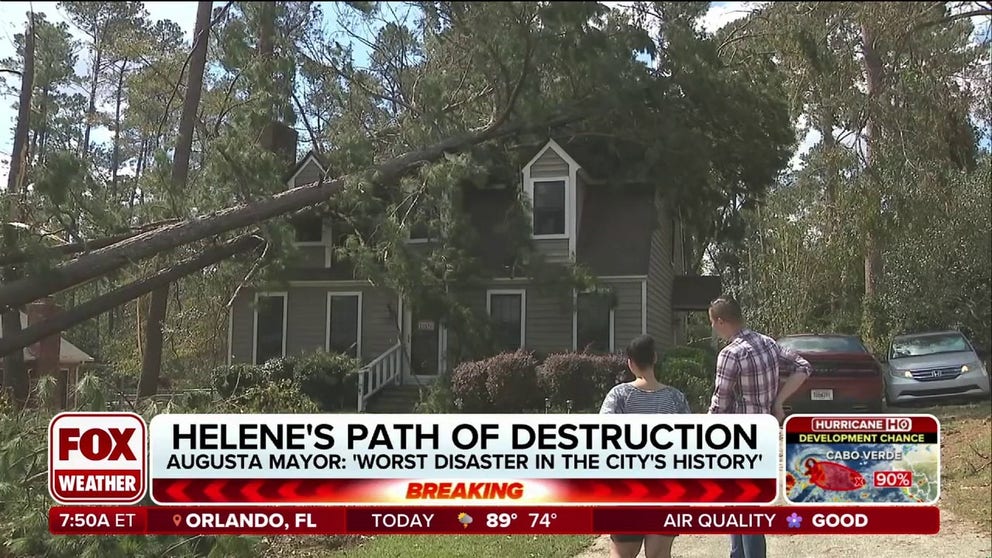 The damage left behind in Georgia after deadly Hurricane Helene is widespread, and the governor is vowing to get everything cleaned up. FOX 5 Atlanta Reporter Tyler Fingert was in August where cleanup efforts are continuing. 