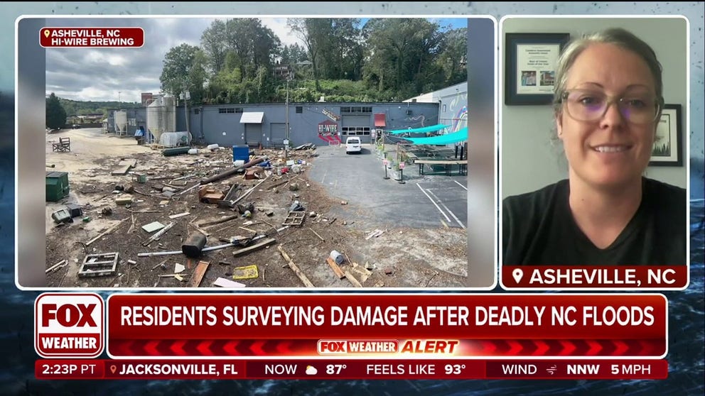 Hi-Wire Brewing sustained major damage at its River Arts District location in the Asheville area. Bryna Frosaker, owner and chief people officer of Hi-Wire said all of their employees are safe but the physical damage will take time to repair. A timeline on when power and water will return may determine when the brewery can reopen. 