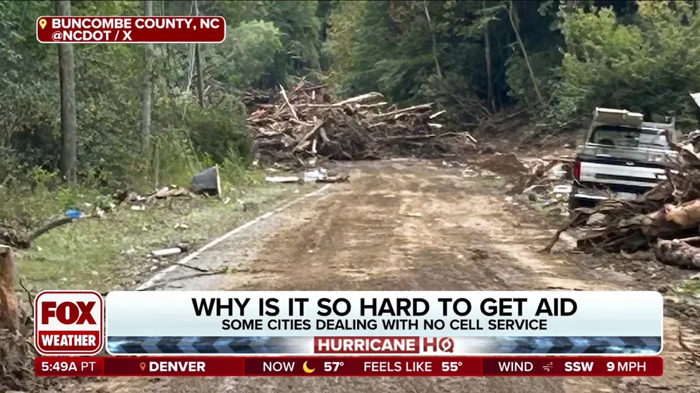 It's been nearly a week since Hurricane Helene devastated western North Carolina counties, and many residents are still waiting for life-saving supplies as repairs are made and debris is cleared. FOX Weather Correspondent Craig Herrera explains why it's been so difficult to get help to those who need it most.