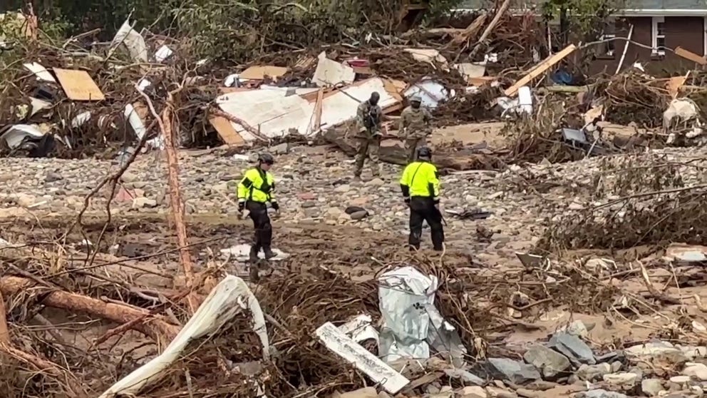 FOX Weather's Robert Ray traveled from hard-hit Florida to North Carolina where residents have described apocalyptic scenes of destruction.