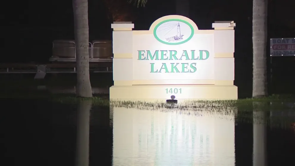 The recovery efforts in the wake of Hurricane Milton continue in Florida, but even though the storm is long gone its effects are still bring felt. Video recorded in Claremont shows flooding in the Emerald Lakes community.