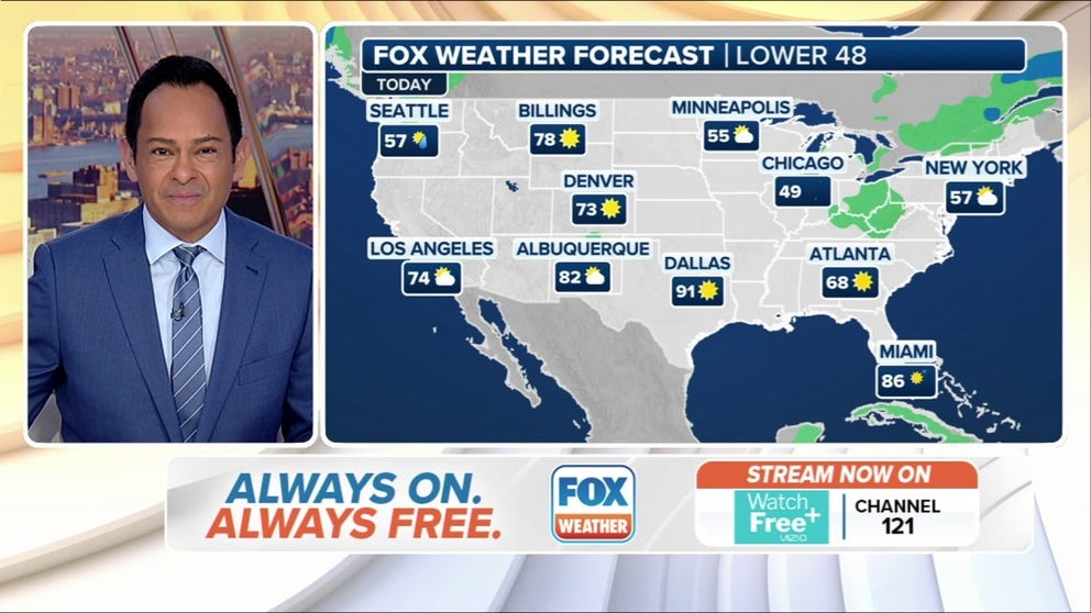 FOX Weather has you covered with the breaking forecasts and weather news headlines for your Weather in America on Tuesday, October 15, 2024. Get the latest from FOX Weather Meteorologist Craig Herrera.