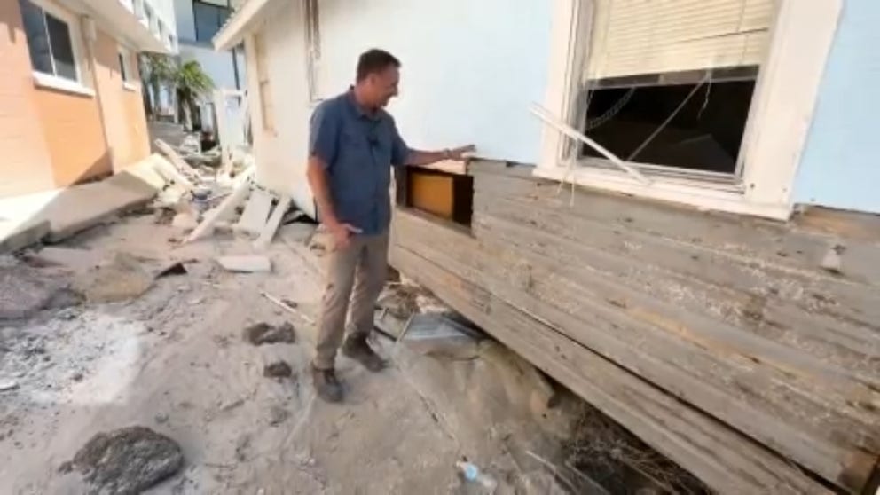 FOX Weather's Robert Ray shows us the lingering damage across Bradenton, Florida which took twin punches from Helene and Milton, and shows the challenges residents and business owners face beyond just repairing physical damage.