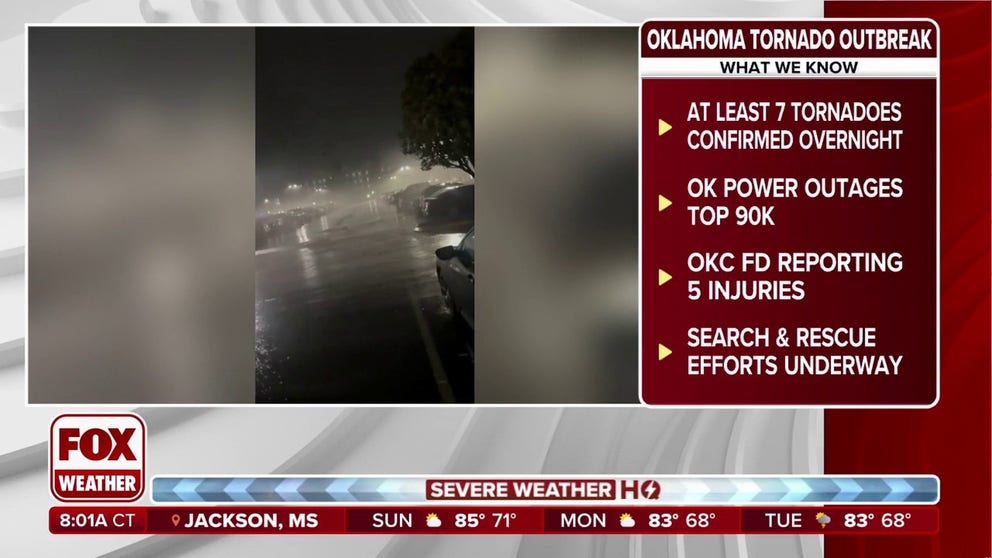 Several people were injured and widespread damage was reported across the Oklahoma City metro area after tornadoes tore across the region late Saturday night into early Sunday morning.