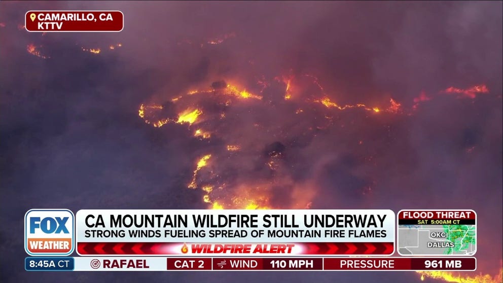 FOX News reporter William La Jeunesse joined FOX Weather's Stephen Morgan and Marissa Torres after he spoke with people impacted by the fast-moving Mountain Fire. 