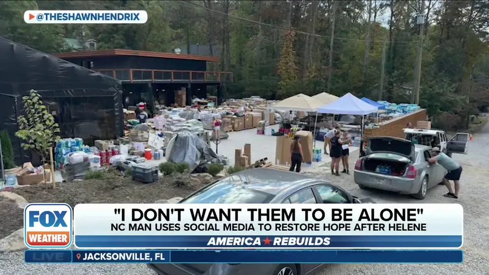 Shawn Hendrix has been assisting victims of Hurricane Helene in the Tar Heel State by providing vital supplies such as generators, clothing and Starlink units to restore communication in hard-hit areas.