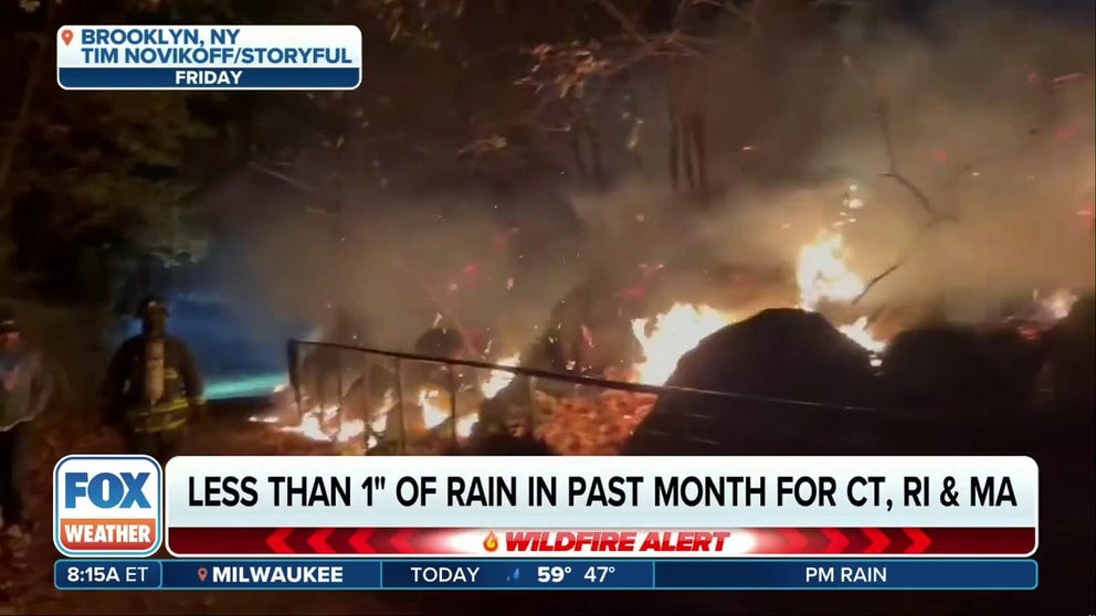New Jersey wildfire threatens Long Pond Iron, a National Historic