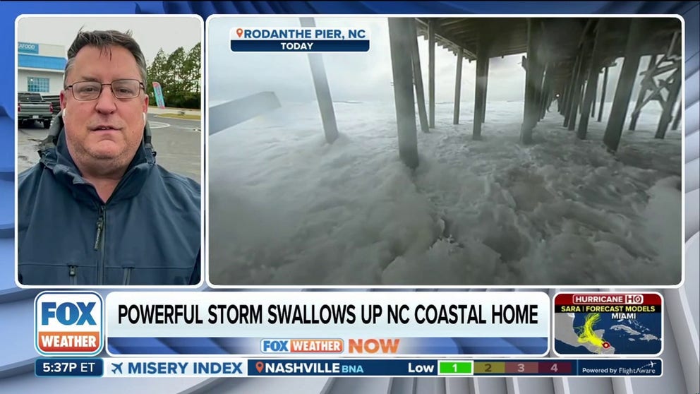 FOX Weather Storm Tracker Mark Sudduth shows how his new 360 degree cameras can place viewers in the heart of the storm's chaos.  