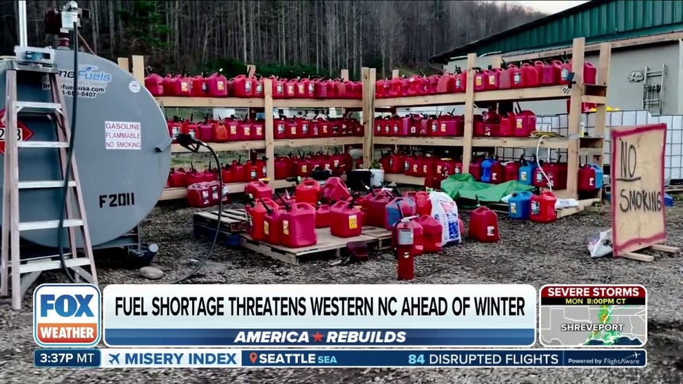 When Hurricane Helene swept through Western North Carolina, it wiped out several gas stations. Now, as winter approaches, people need that gas to heat their homes. 