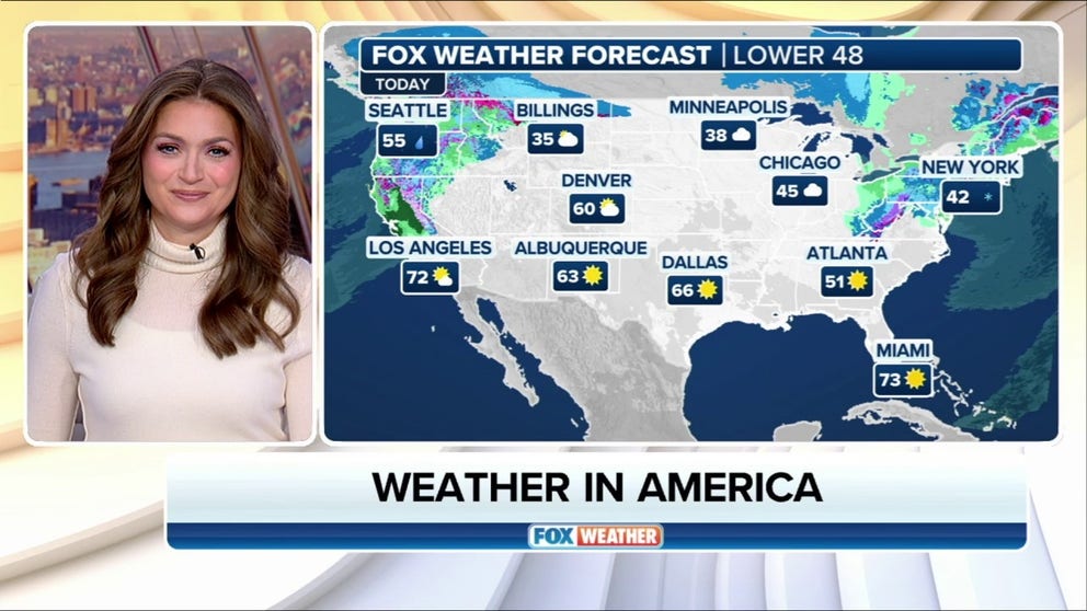 FOX Weather has you covered with the breaking forecasts and weather news headlines for your Weather in America on Friday, November 22, 2024. Get the latest from FOX Weather Meteorologist Britta Merwin.