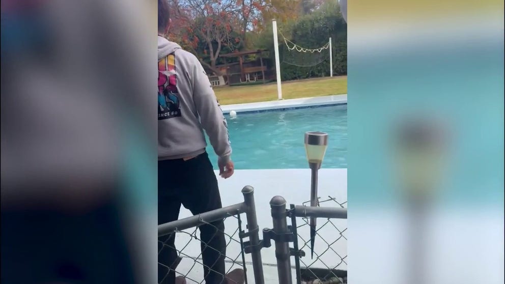 Residents in Chico, California, saw the water in their pool move after an earthquake occurred over 150 miles away off the California coast. (Courtesy: @anatlus89 / X)