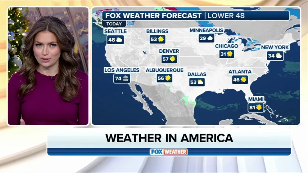 FOX Weather has you covered with the breaking forecasts and weather news headlines for your Weather in America on Friday, December 6, 2024. Get the latest from FOX Weather Meteorologist Britta Merwin.