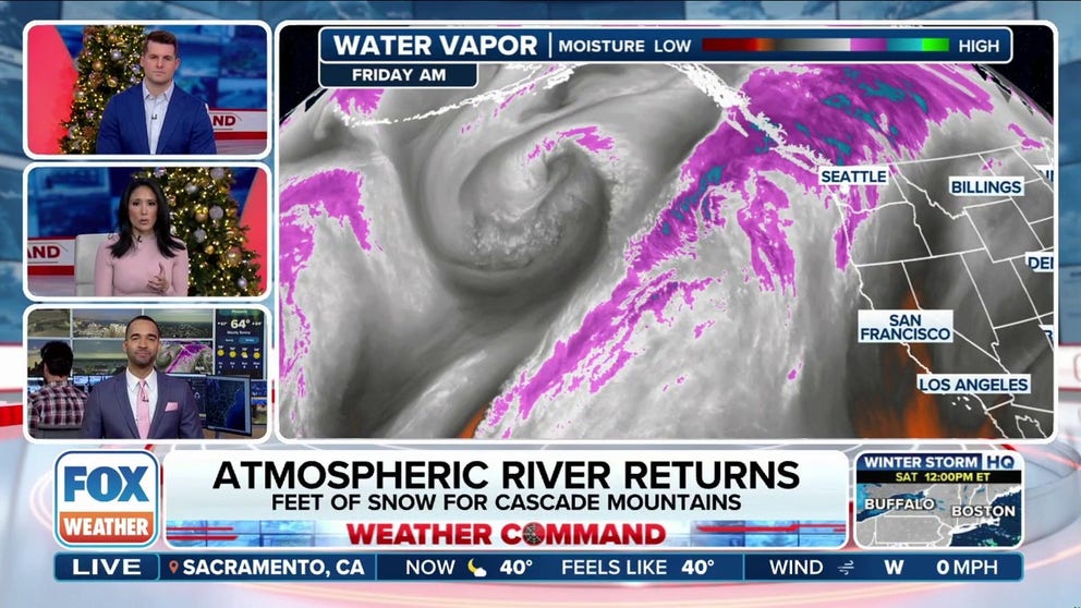 Stormy weather returns to Pacific Northwest after several day break ...