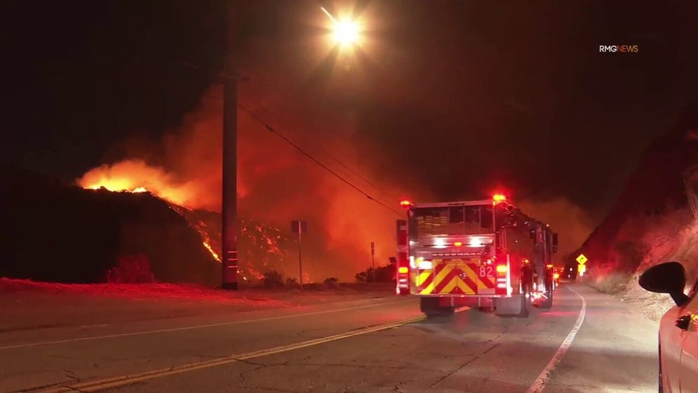 A significant brush fire ignited in Malibu, prompting the L.A. County Fire Department to issue a third alarm and mandatory evacuation orders. (Video Courtesy: RMG News)