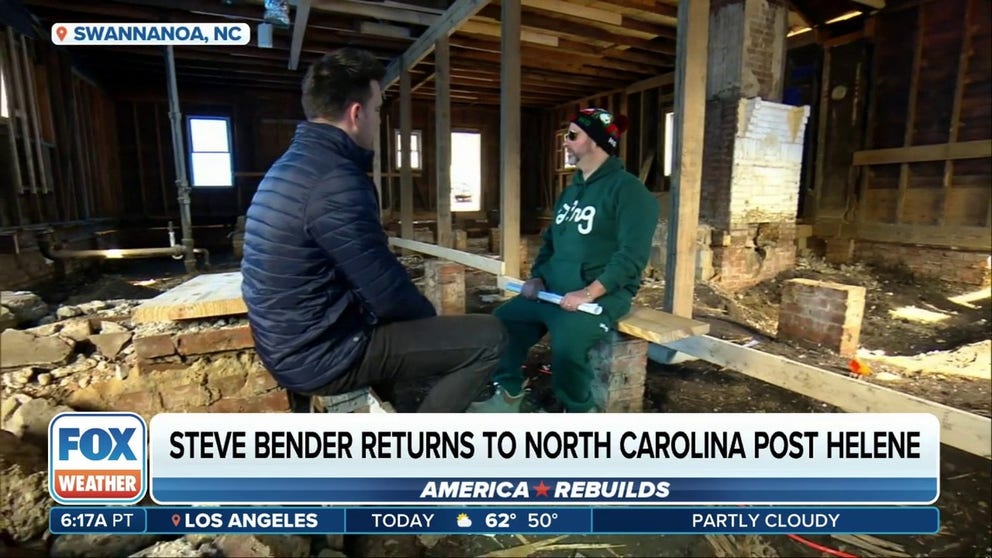 Families in North Carolina continue to recover in the aftermath of Hurricane Helene, with several nonprofit organizations stepping in to help communities still very much in need as Christmas approaches. FOX Weather Meteorologist Steve Bender was in Asheville, North Carolina, on Sunday, where he spoke with a homeowner who had only minutes to escape the catastrophic flooding. 