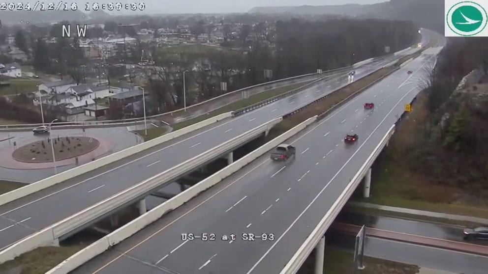 Cameras from the Ohio Department of Transportation began to shake when a magnitude 3.3 earthquake struck near Chesapeake late Monday afternoon.