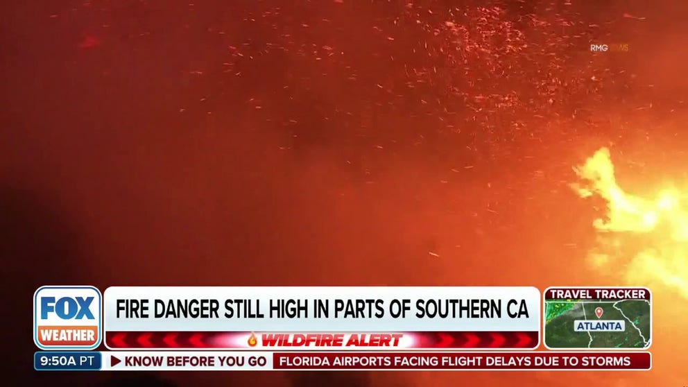 Los Angeles County Fire Department Public Information Officer Marco Rodriguez reports that the Franklin Fire which broke out last week near Malibu is now 89% contained. Critical Fire Weather danger from Santa Ana winds remain through Wednesday evening.