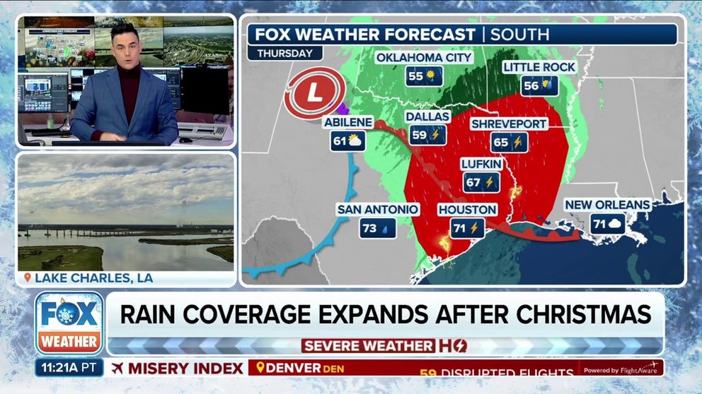 Late-week rain to soak the South after Christmas | Latest Weather Clips ...