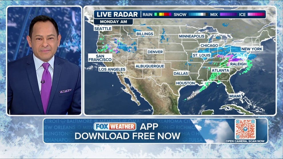 FOX Weather has you covered with the breaking forecasts and weather news headlines for your Weather in America on Monday, January 6, 2025. Get the latest from FOX Weather Meteorologist Craig Herrera.