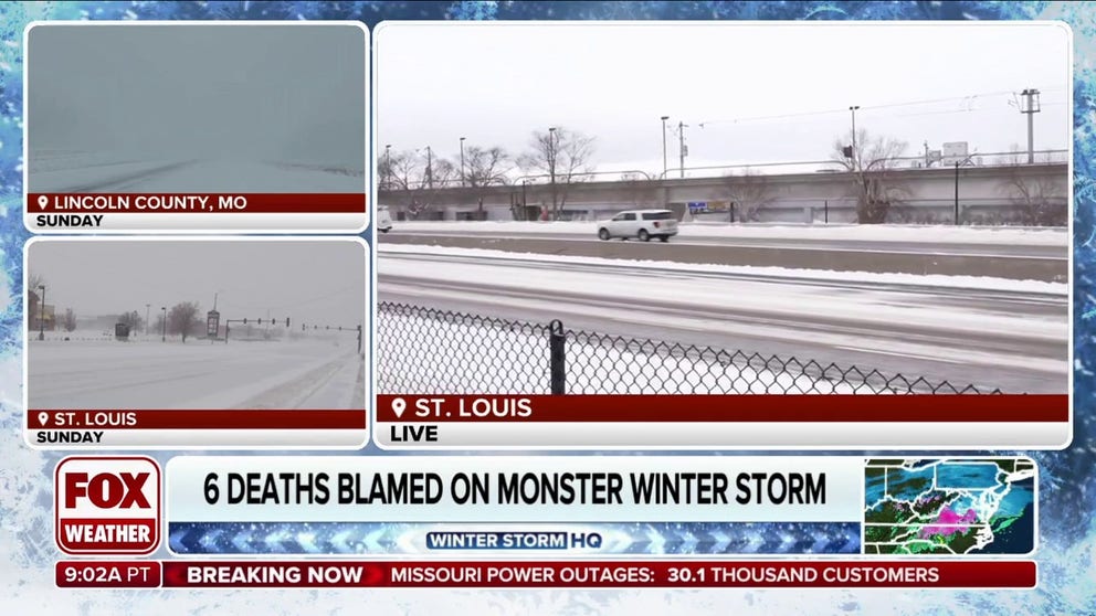 Conditions begin to improve in St. Louis after winter storm wallops ...