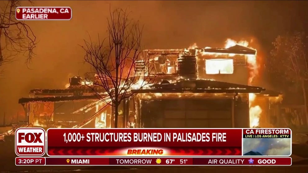 Professional storm chaser Tanner Charles Schaaf and his friend were both forced to flee fires that engulfed their neighborhood. 