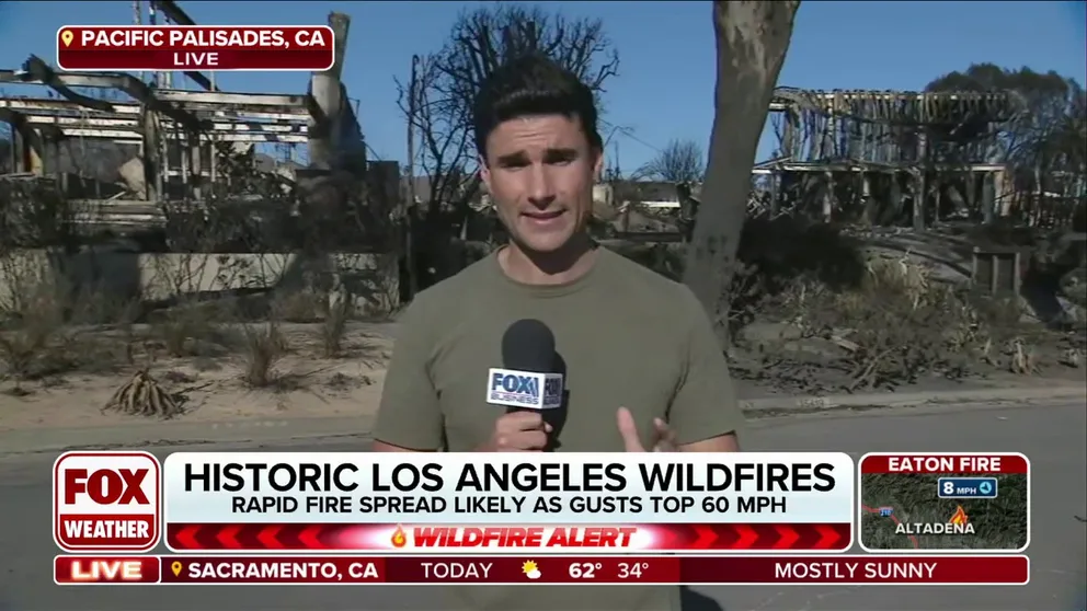 FOX Business Correspondent Max Gorden reports from Pacific Palisades, California where firefighting continues after a series of deadly fires broke out last week. Dangerous fire weather returns this week putting LA on alert once again.