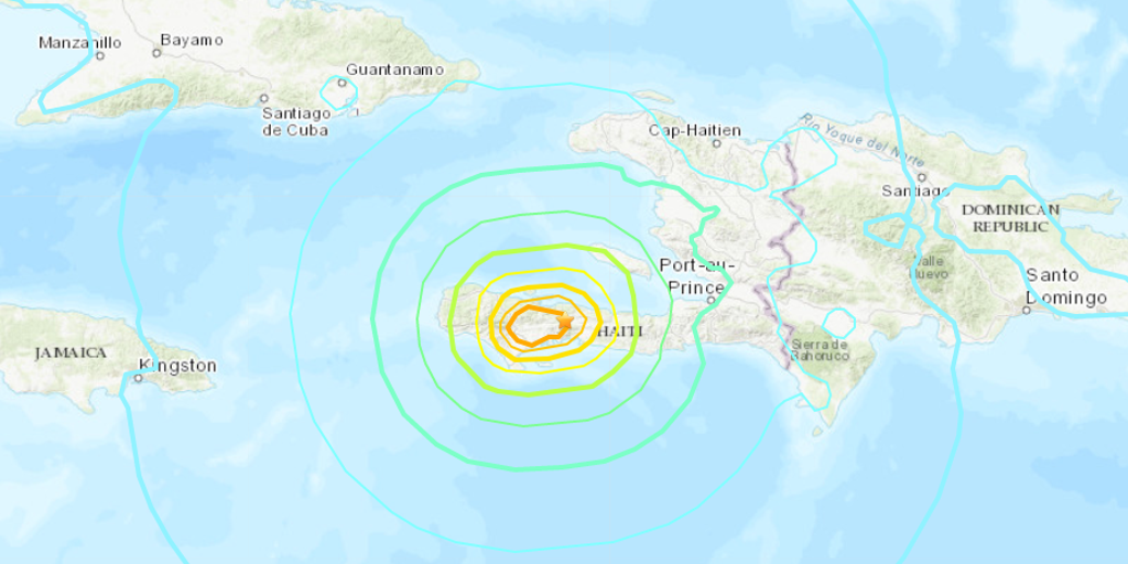 Map Of Haiti Earthquake