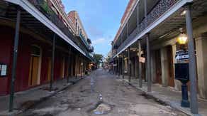Images show New Orleans eerily empty before Ida landfall on Sunday