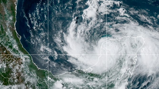 Tropical Storm Grace satellite image 8-19-21