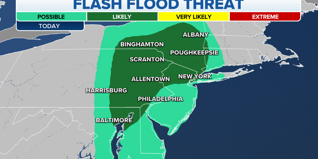 Cold Front Triggers Severe Thunderstorms, Flash Flooding In Northeast ...