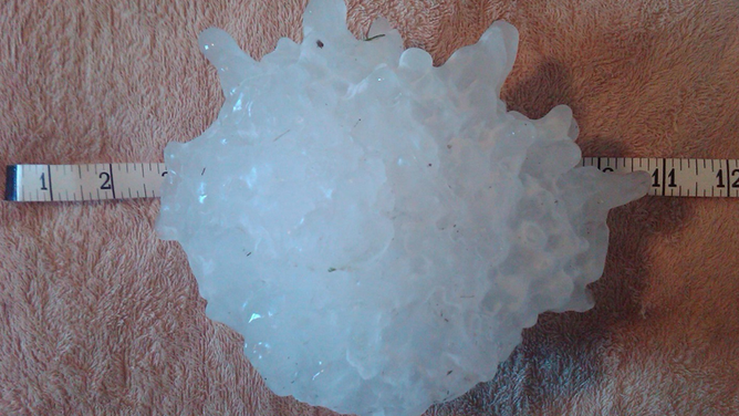 Record hail stone