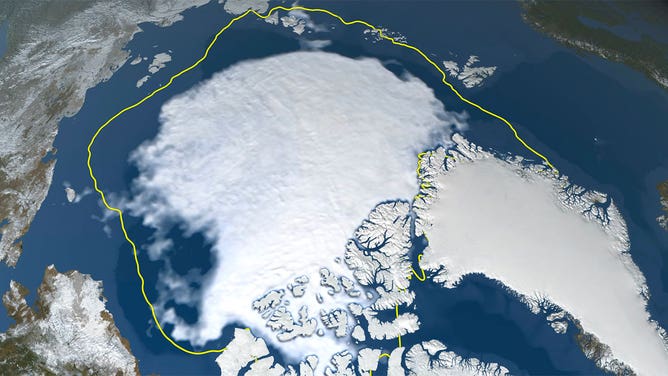 Arctic Ice Extent 9/23/21