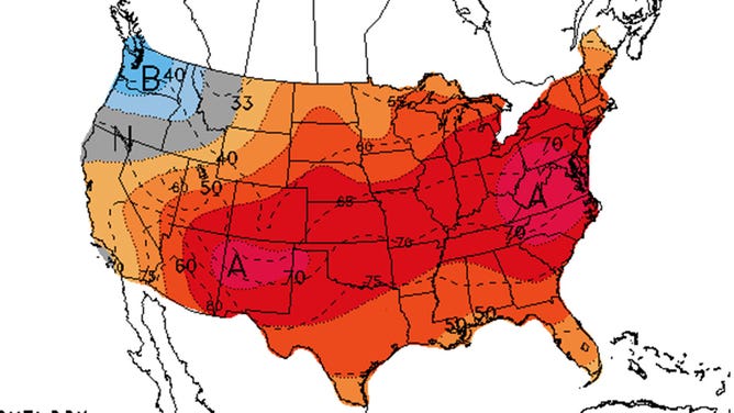 CPC 6-10 day temperature outlook 9/9/2021
