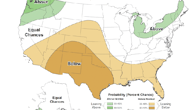 Seasonal precip outlook 9/27/21