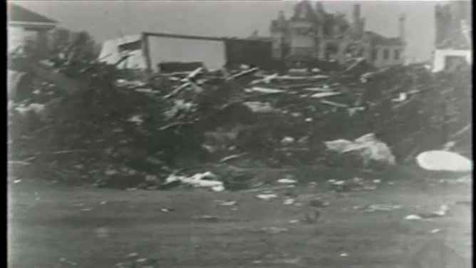 Galveston Hurricane of 1900 damage