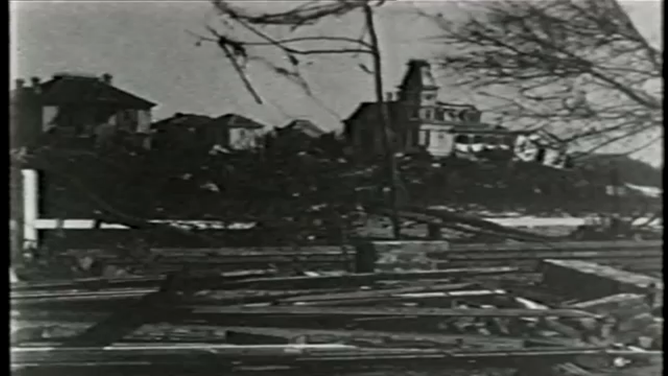 Galveston Hurricane of 1900 damage