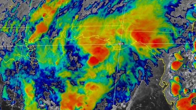 Tropical Storm Minday satellite 9/8/2021