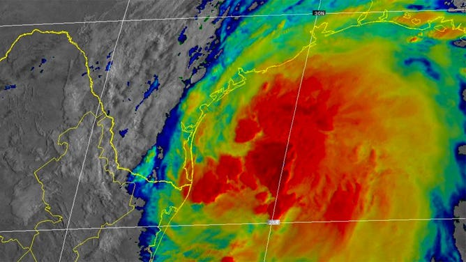 Tropical Storm Nicholas sat 9/13/2021