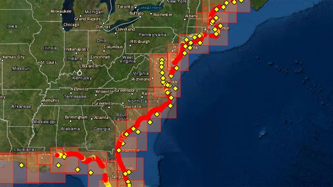 Rip current forecast 9/9/2021