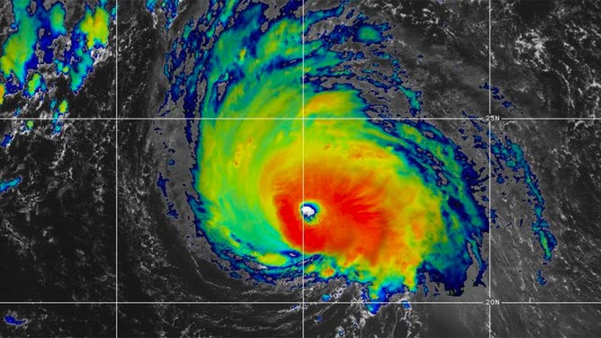 Hurricane Sam satellite image 9/30/21