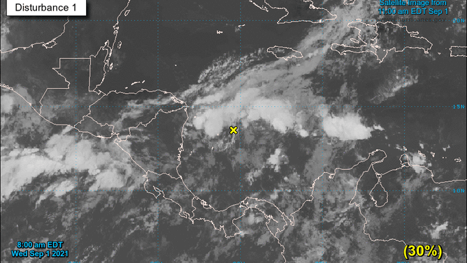 Area of interest near Central America 9/1/2021