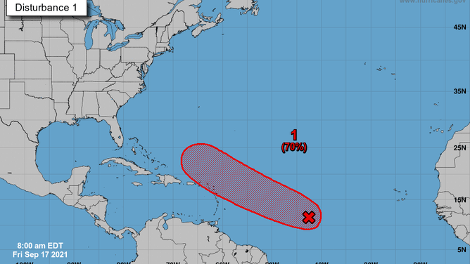 Invest 95L forecast 9/17/2021