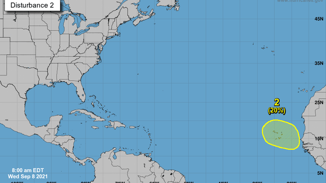 Tropical wave near Africa 9/8/2021