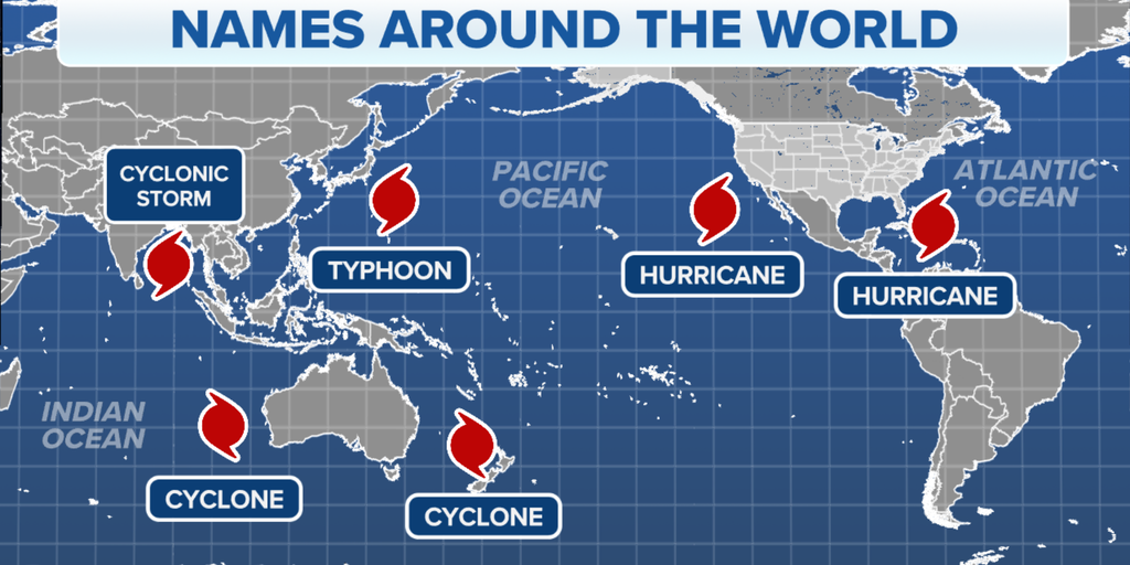 5 Different Names For Hurricanes Around The World Fox Weather   Names Around The World 