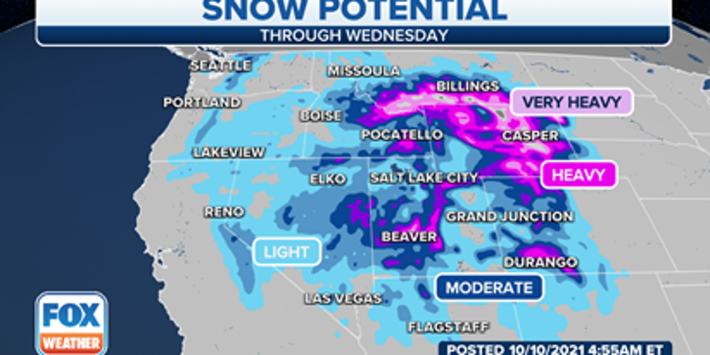 Western U.S. to get first big snowstorm of the season | Fox Weather