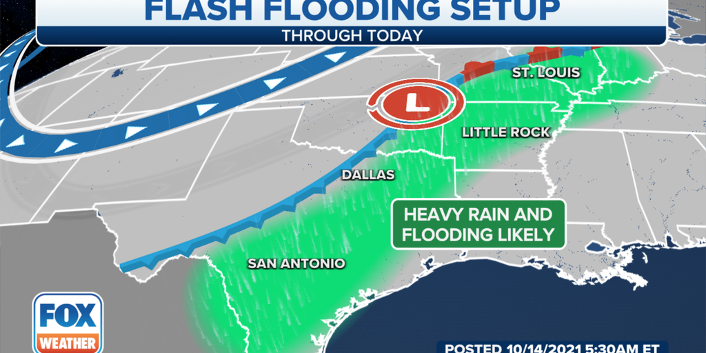 Flash Flood Watches issued for nearly 2 million as tropical moisture ...