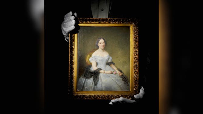 A portrait believed to be Mary Shelley by Richard Rothwell.