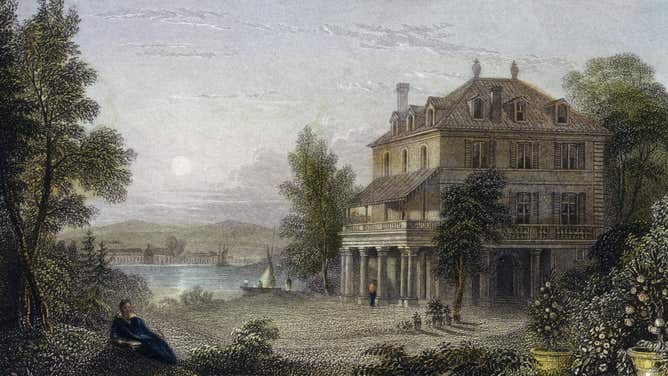 Villa Diodati near Geneva, Switzerland. This is where Mary Shelley, along with her husband Percy Shelley and friend Lord Byron, stayed during the Year without a Summer.